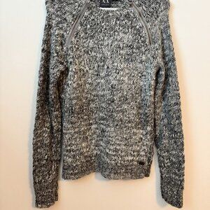 Armani Exchange Size Small (S) A|X Armani Exchange Women's Marled Knit Zip Detai